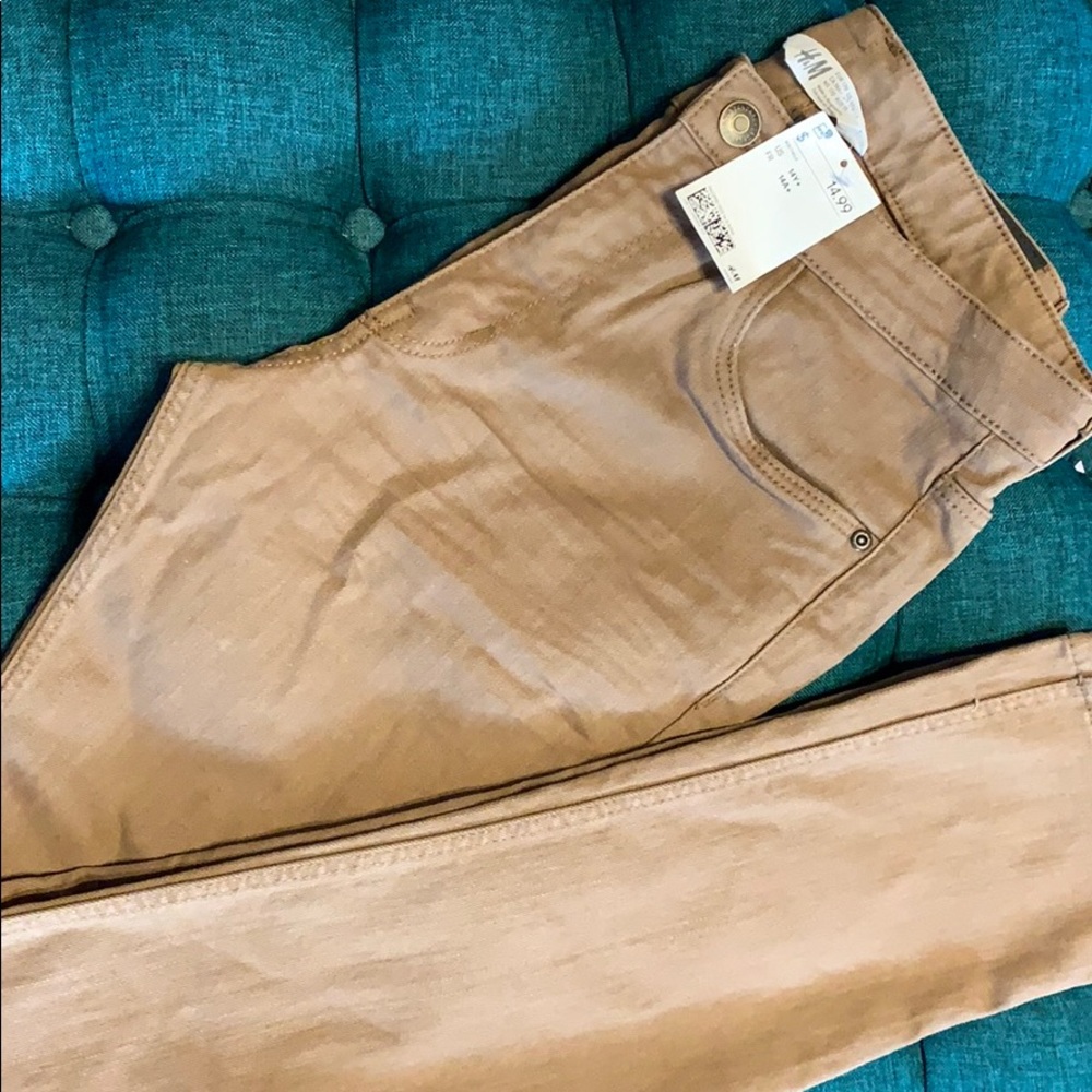 H&M KHAKI SKINNY JEANS